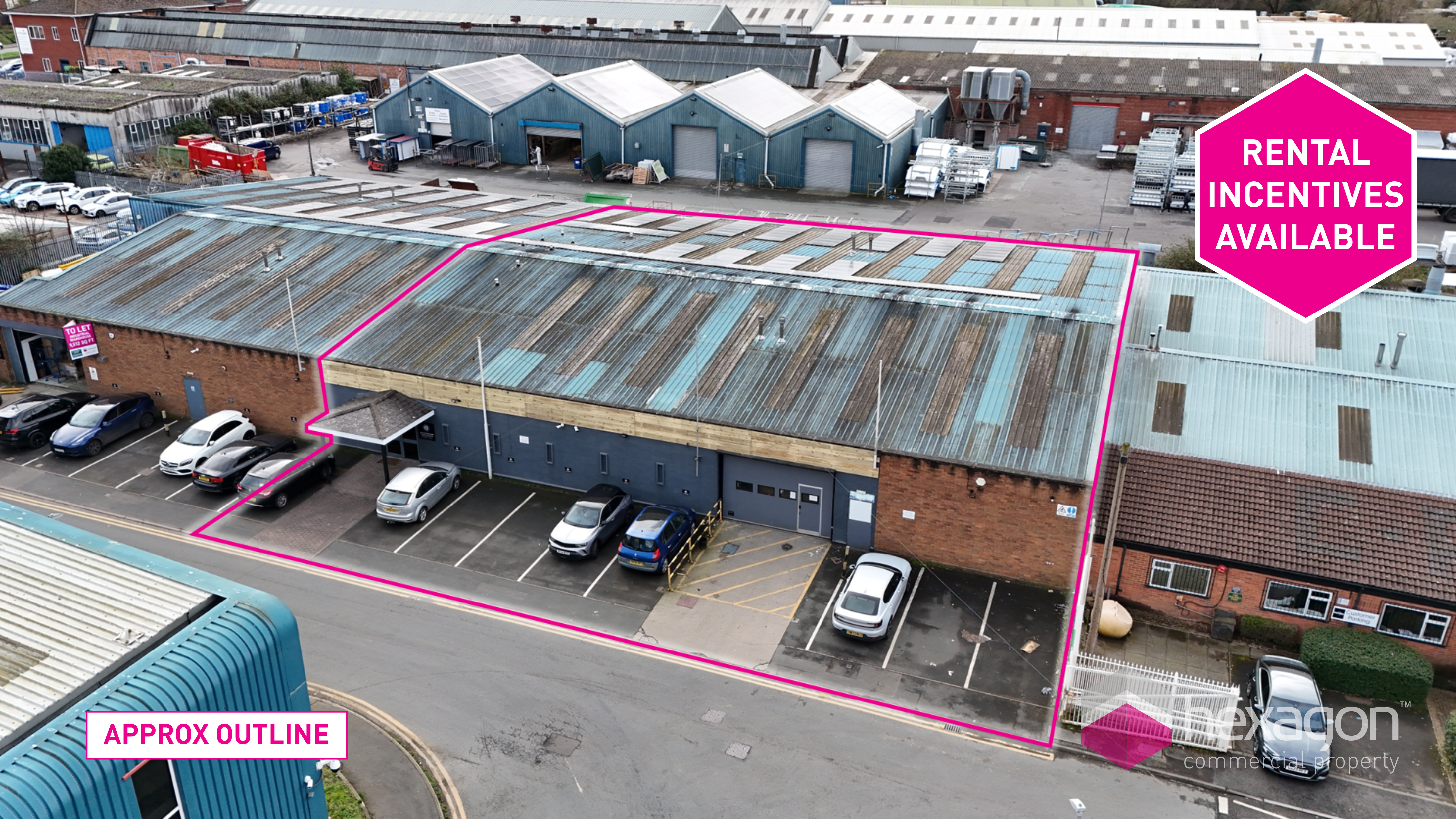 Light Industrial for rent in Kidderminster. From Hexagon Commercial Property