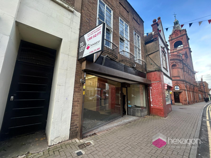 Retail Property (High Street) for rent in Stourbridge. From Hexagon Commercial Property