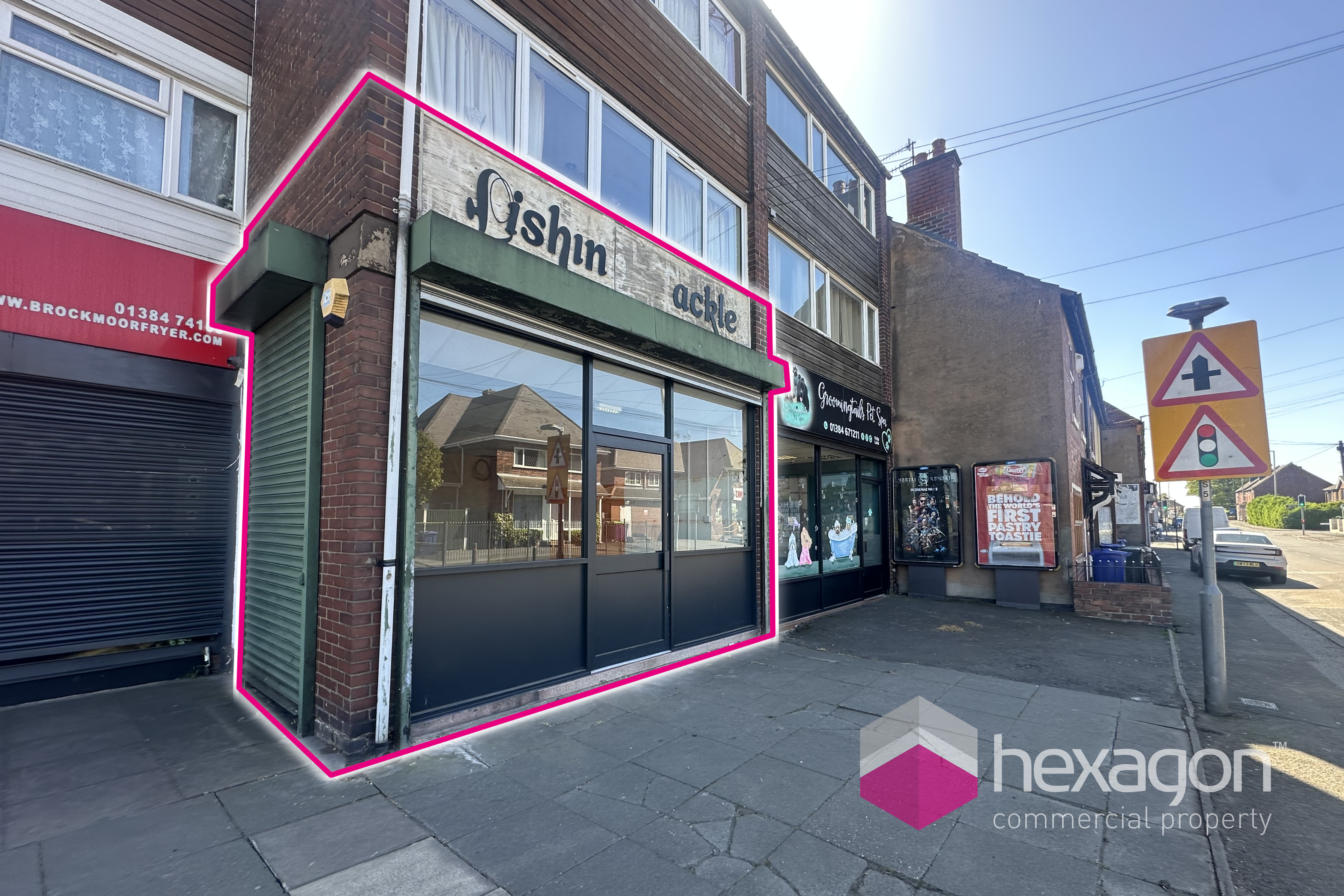 Retail Property (High Street) for rent in Brierley Hill. From Hexagon Commercial Property