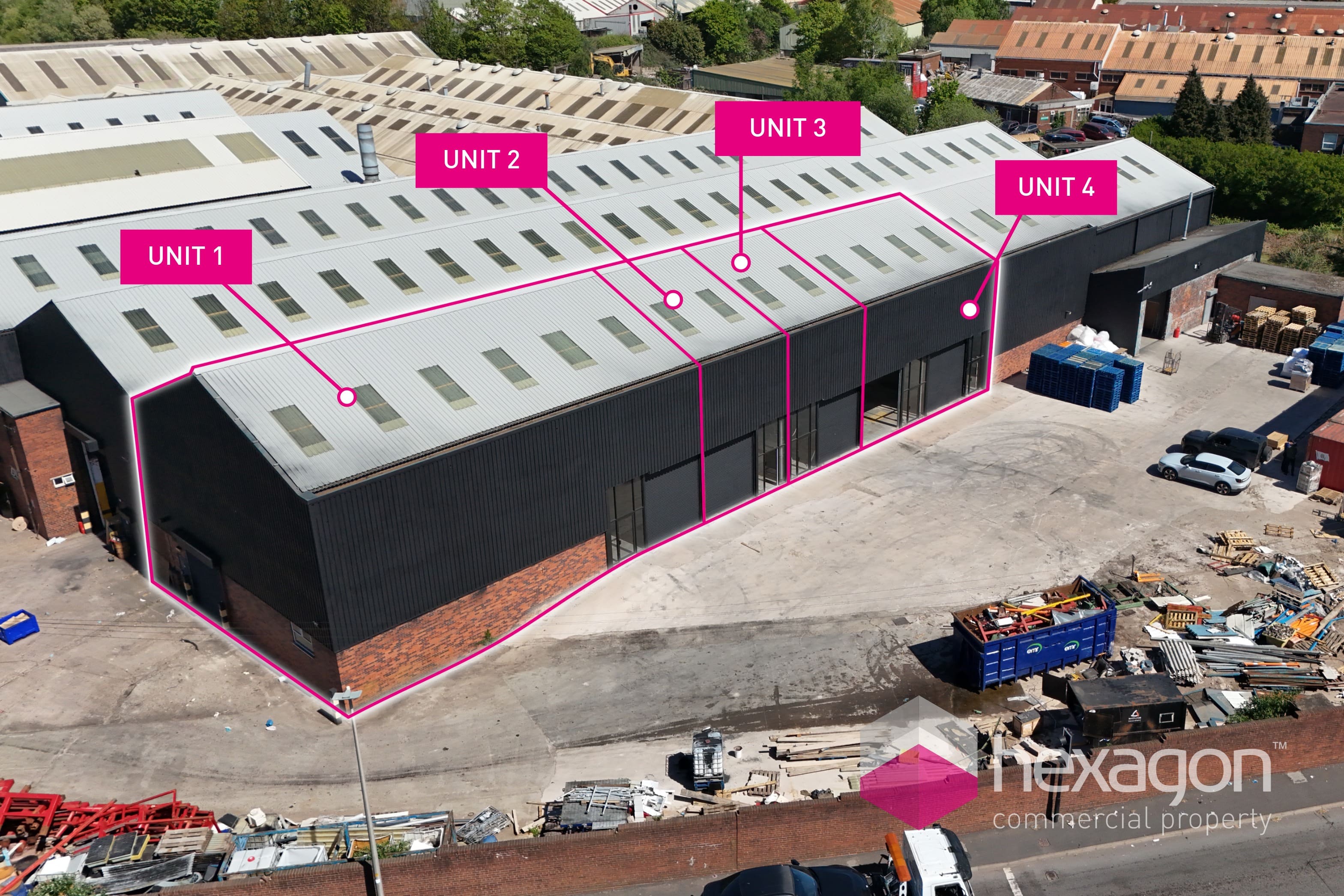 Light Industrial for rent in West Bromwich. From Hexagon Commercial Property
