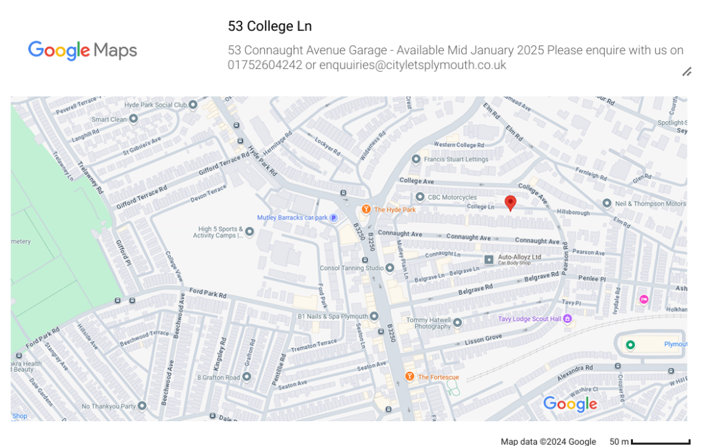 Garages for rent in Plymouth. From City Lets - Plymouth